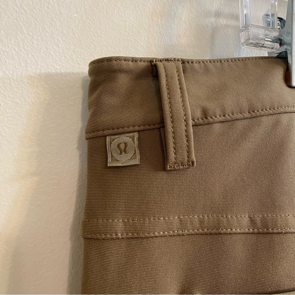 Lululemon ABC Classic-Fit 5 Pocket Pant 32L Warpstreme Brown Men’s Sz 38 Casual - Picture 2 of 15